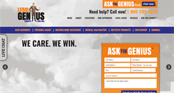 Desktop Screenshot of legalgenius.com